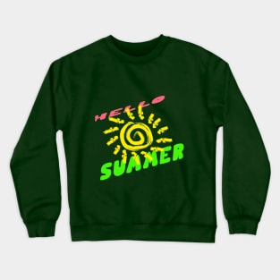 HELLO SUMMER Crewneck Sweatshirt